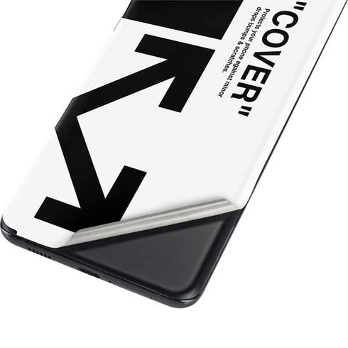 Black and White Arrows Galaxy S21 Ultra 5G Skin